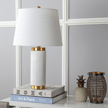 Adams 23" Marble LED Table Lamp - JONATHAN Y